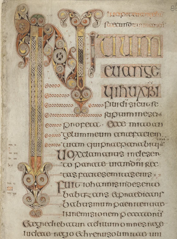Book of Durrow Fol. 86r