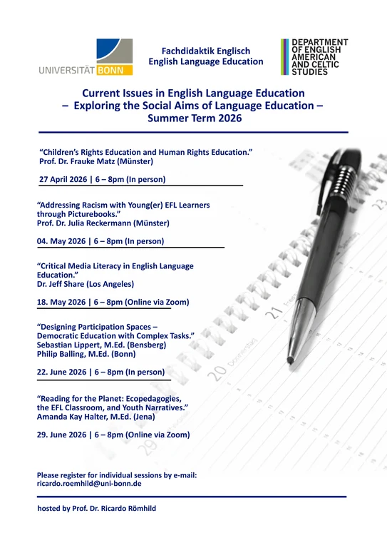 Current Issues in English Language Education: Exploring the Social Aims of Language Education